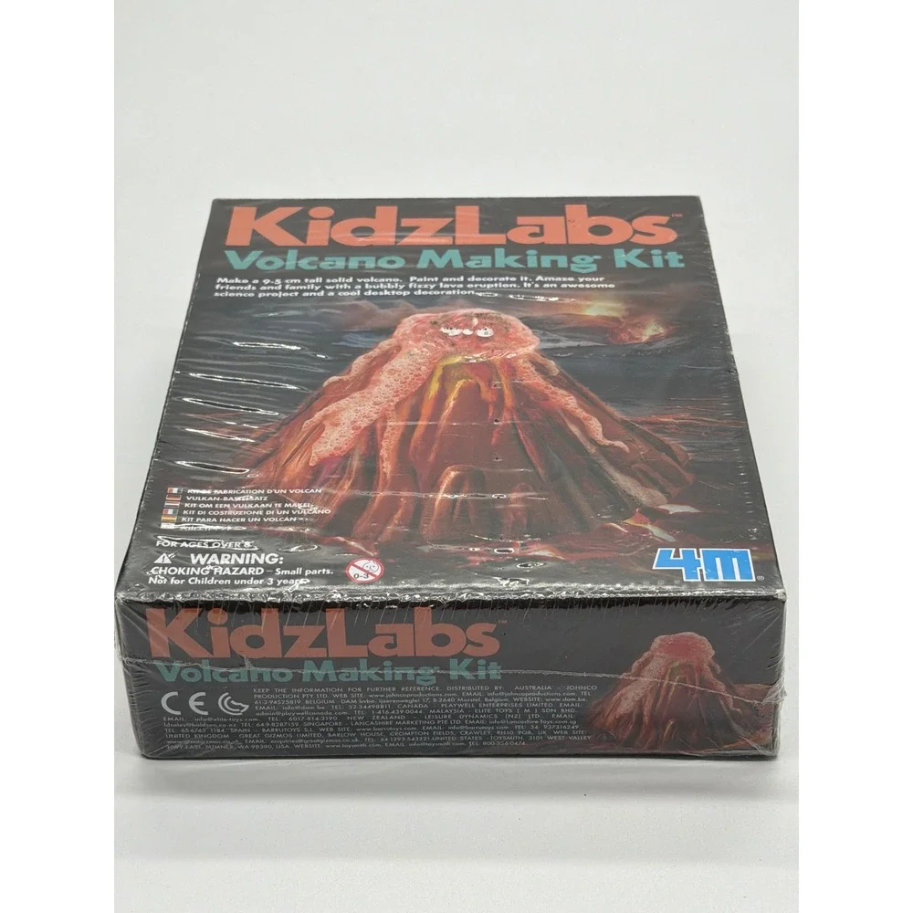 4M KidzLabs Volcano Making Kit 3431 STEM Science Educational Craft‎ Project New